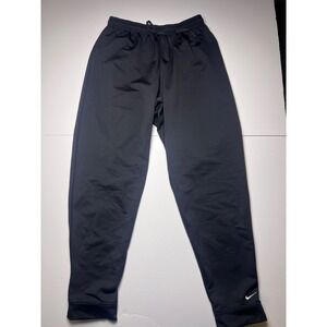 Nike Athletic Pants Mens Large Black Ankle Zip Nike Fit Joggers Tapered 0770